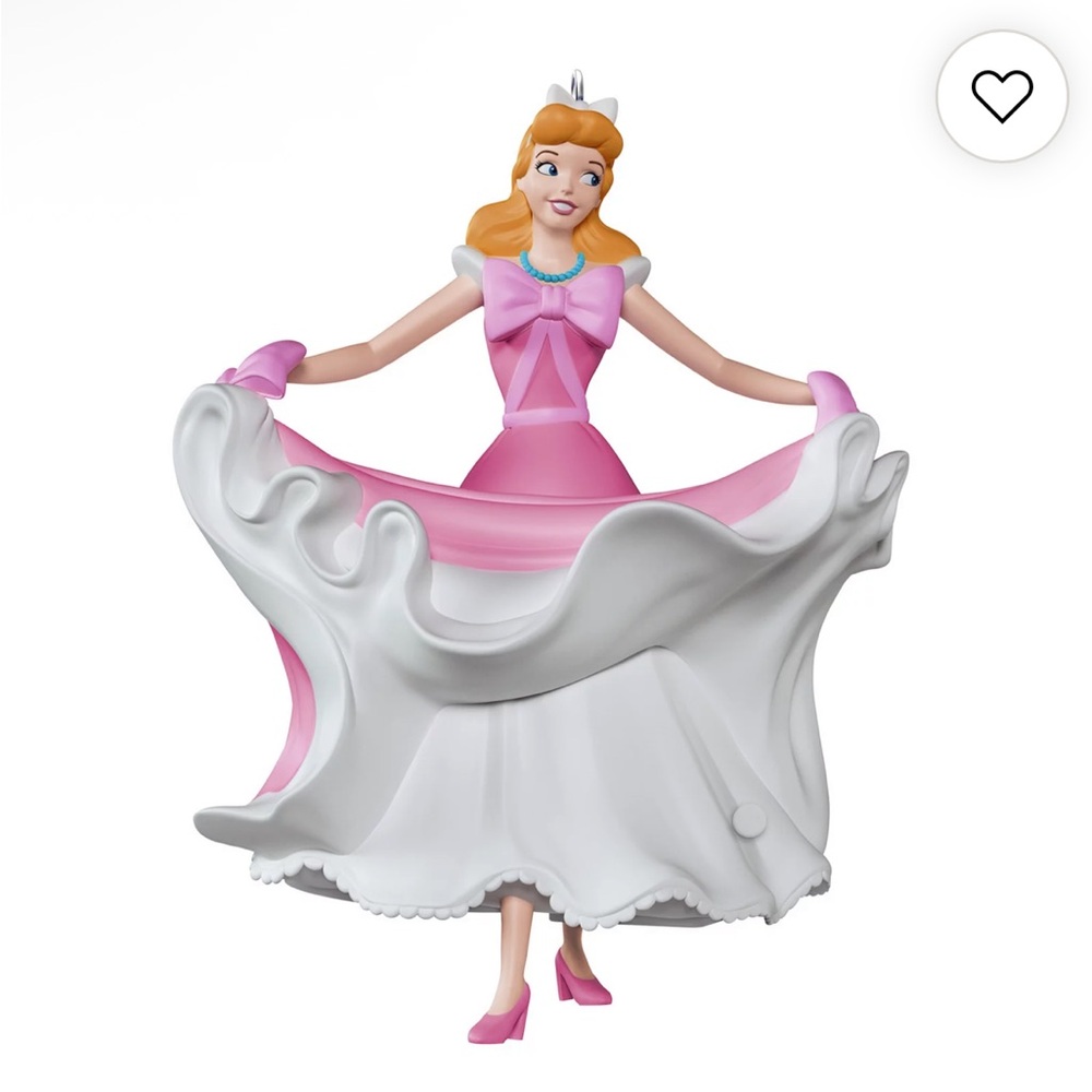 NEW Disney's Cinderella A Lovely Dress for Cinderelly Musical Hallmark Ornament